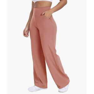 ESOFT Wide Leg Pants High-Waisted Yoga Work Dress Pants Pockets 2XL NWOT